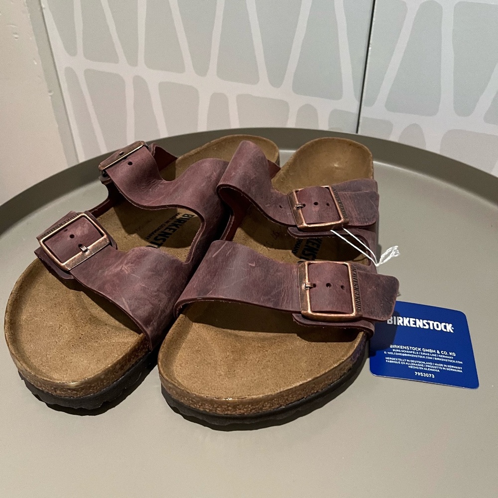Birkenstock - Two-Strap - Arizona  - Oiled Leather - Habana - 9/9.5